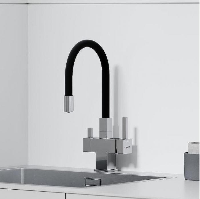 Смеситель для кухни Sancos Arno SC4005CH Хром Черный