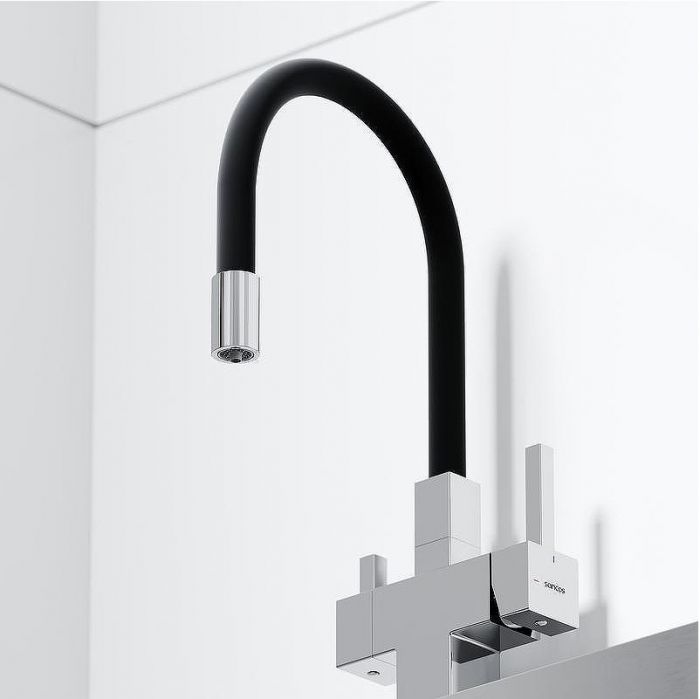 Смеситель для кухни Sancos Arno SC4005CH Хром Черный