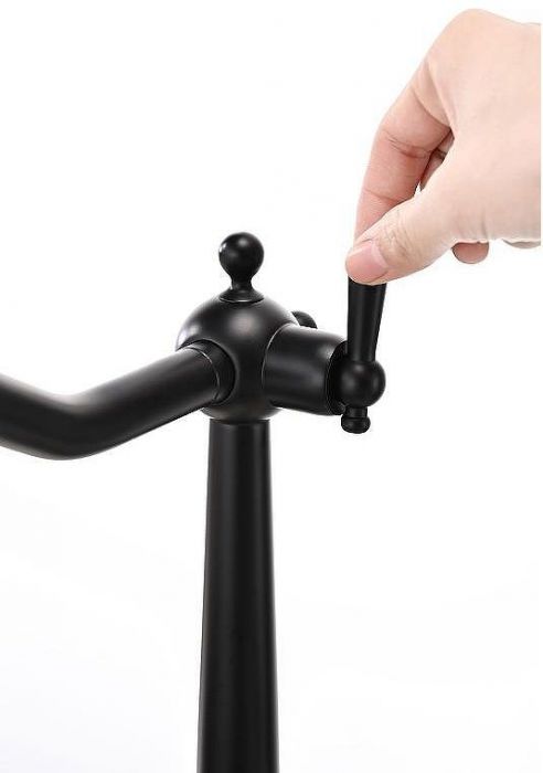 Смеситель для кухни Paulmark Retro Re213226-401 Антрацит