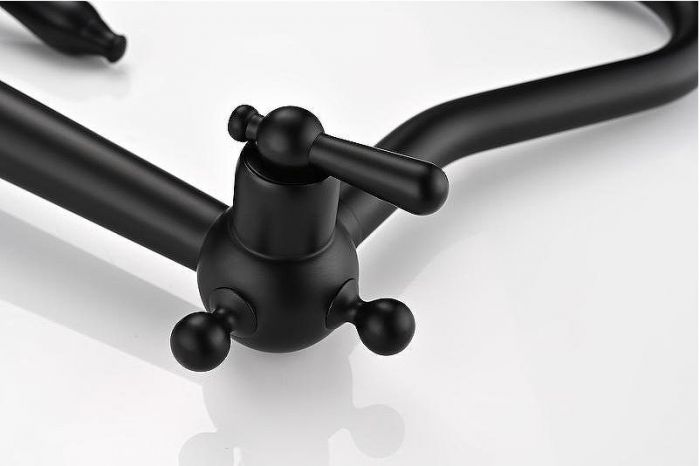 Смеситель для кухни Paulmark Retro Re213226-401 Антрацит