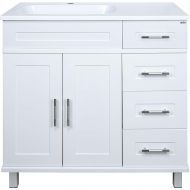 Тумба с раковиной Misty Купер 90 L УТ000010922 Белая