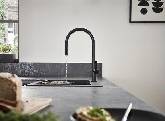 Смеситель для кухни Hansgrohe Talis M54 210 72800670 Черный матовый