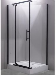 Душевой уголок Esbano ESR-7180B 120x80 ESUGR7180B профиль Черный матовый стекло прозрачное