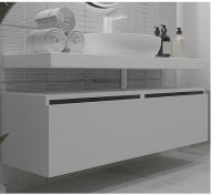 Тумба Boheme Armadi Art Flat Vallessi Uno-S 120 897-120-W подвесная Белый глянец