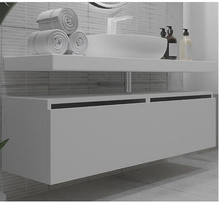 Тумба Boheme Armadi Art Flat Vallessi Uno-S 120 897-120-W подвесная Белый глянец