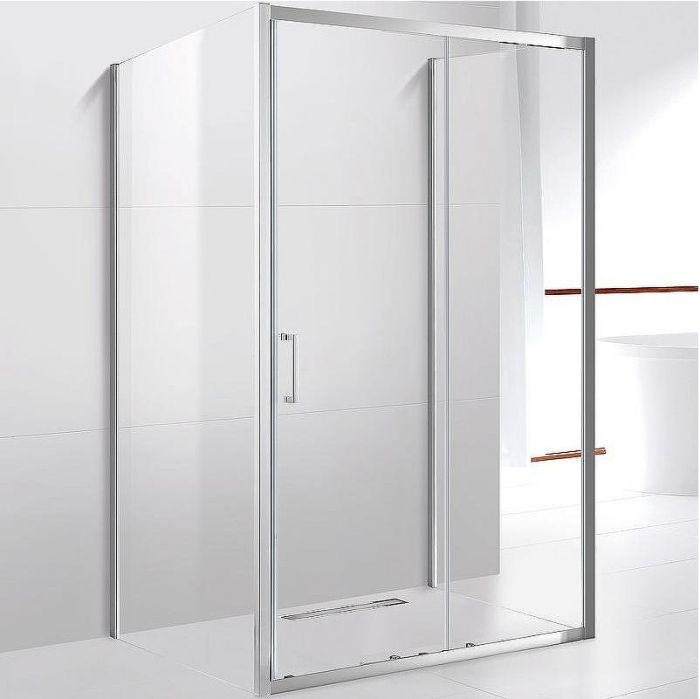 Душевой уголок Cezares Molveno 140x90 MOLVENO-AH-12-140/90-C-Cr-IV профиль Хром стекло прозрачное