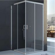 Душевой уголок Veconi Rovigo RV-11 80x80 RV11-80-01-C5 профиль Хром стекло прозрачное