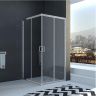 Душевой уголок Veconi Rovigo RV-11 80x80 RV11-80-01-C5 профиль Хром стекло прозрачное