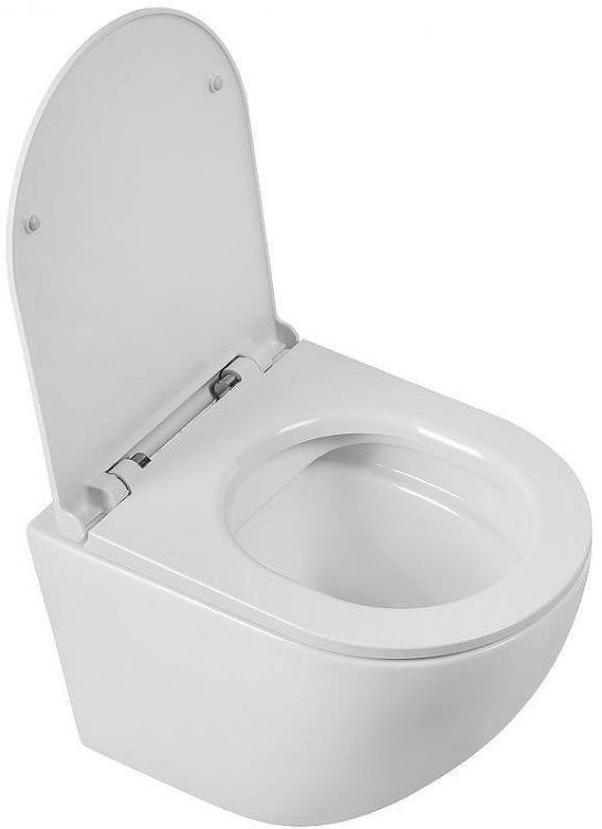 Унитаз BelBagno Sfera-R BB046CHR/BB902SC подвесной с сиденьем Микролифт Унитаз BelBagno Sfera-R BB046CHR/BB902SC подвесной с сиденьем Микролифт