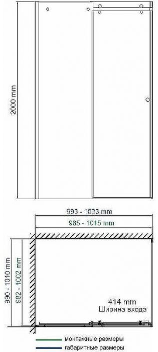 Душевой уголок WasserKRAFT Vils 100x100 56R19 профиль Хром стекло прозрачное