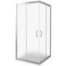 Душевой уголок Good Door Infinity CR-80-G-CH 80х80 профиль Хром стекло Грейп