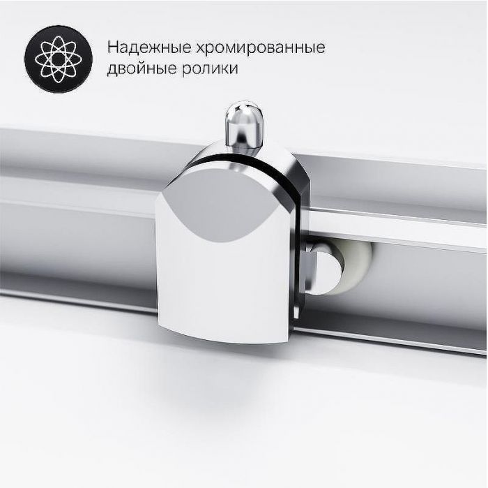 Душевой уголок AM.PM Gem 120x80 W90G-404-120280-MT профиль Хром матовый стекло прозрачное