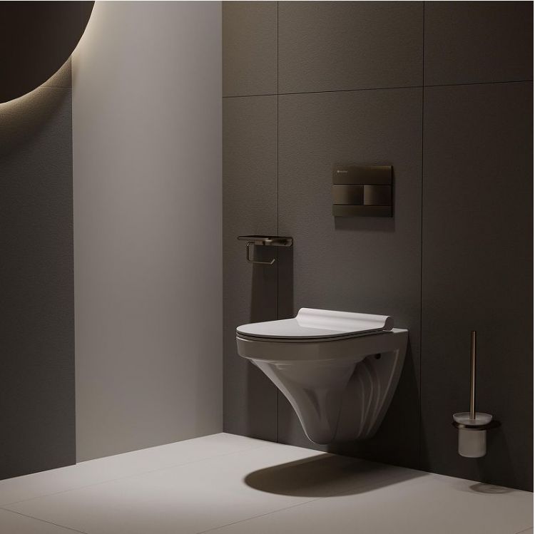 Унитаз Knotlor Flow WC51WG подвесной цвет Белый с сиденьем Микролифт Унитаз Knotlor Flow WC51WG подвесной цвет Белый с сиденьем Микролифт