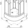 Душевая кабина Triton Стандарт 90x90 Щ0000061846 без гидромассажа