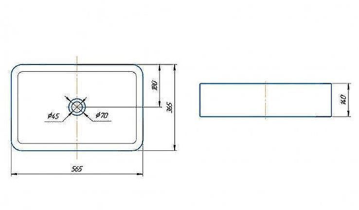 Раковина-чаша Jorno Kirovit Олимпия 56 У18293 Белая