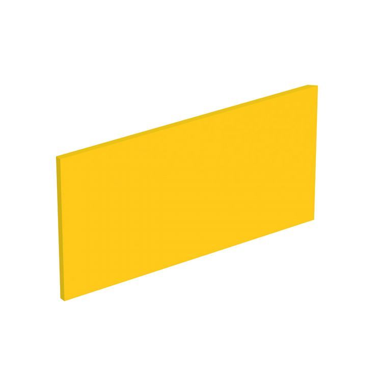 Декоративная панель Geberit Bambini (боковая) для детской раковины, для верхней раковины, Varicor®: цвет желтый no. 304