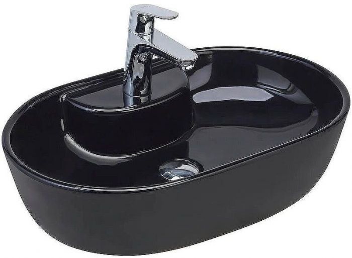 Раковина-чаша beWash Bogen 60 88611106 Черный глянец