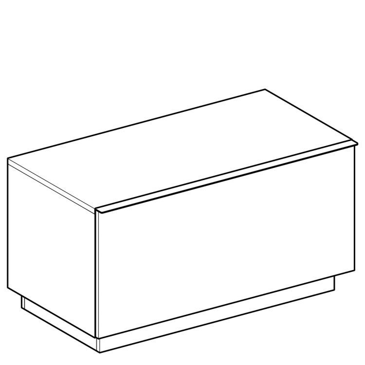 Шкафчик Geberit iCon, 89x48, темно-серый [841091000]