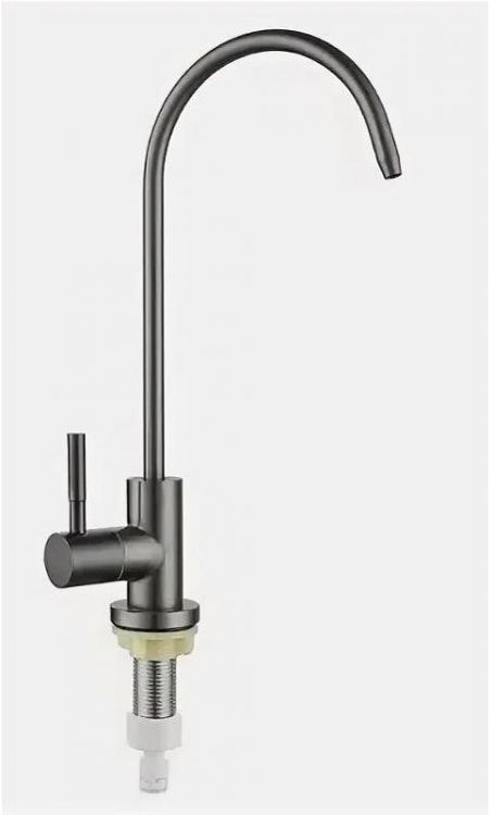 Кран для одного типа воды Fmark F-SL-Q222 цвет Графит Кран для одного типа воды Fmark F-SL-Q222 цвет Графит