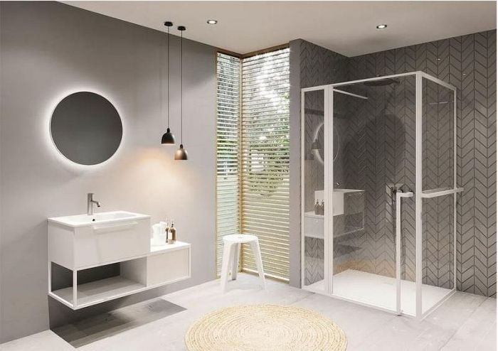 Душевой уголок Riho Lucid GD203 120х90 G005020121 (GD212B090) профиль Черный стекло прозрачное