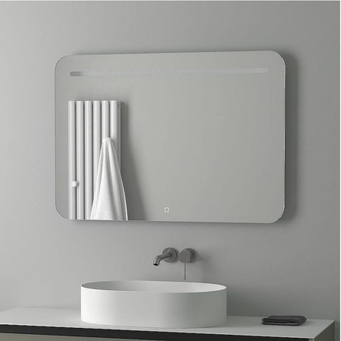 Зеркало Evoform Ledline 70x100 BY 2447 с подсветкой 8.5 W - сенсорный выключатель