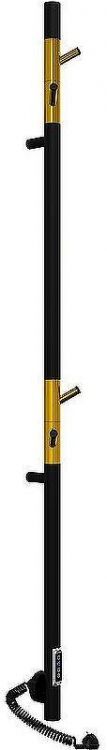 Электрический полотенцесушитель Laris Имидж 150x1400 73207642 Черный муар Золото