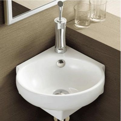 Раковина WeltWasser Aisbach 5010 39 10000003871 угловая Белый глянец