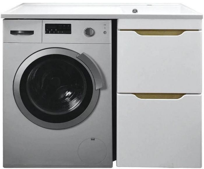 Тумба с раковиной Azario Magenta 120 R CS00079141 Белая