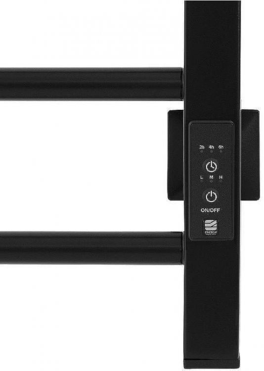 Электрический полотенцесушитель Energy Relo 800x500 EETR0RELO08050R905M Черный матовый