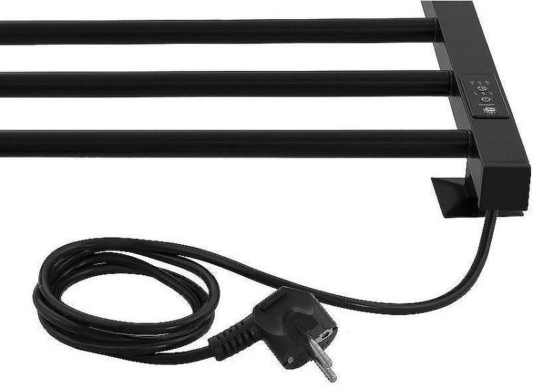 Электрический полотенцесушитель Energy Relo 800x500 EETR0RELO08050R905M Черный матовый