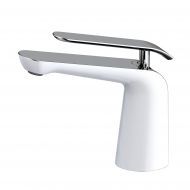 Смеситель для раковины Timo Olivia 3261/00-16F хром-белый Смеситель для раковины Timo Olivia 3261/00-16F хром-белый