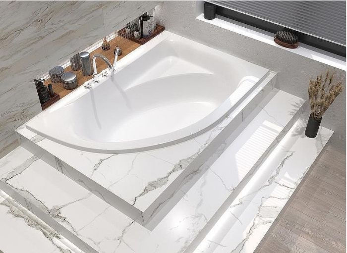 Акриловая ванна Whitecross Aquarella 170x110 L 0108.170110.100 без гидромассажа