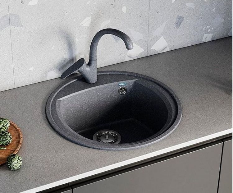 Кухонная мойка Ulgran Classic U-603-308 Черная Кухонная мойка Ulgran Classic U-603-308 Черная