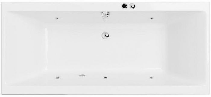 Акриловая ванна Excellent Pryzmat 190x90 WAEX.PRY19.SOFT.CR с гидромассажем