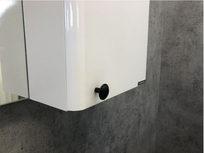 Зеркало со шкафом Comforty Амстердам 95 00004143986 Белый глянец