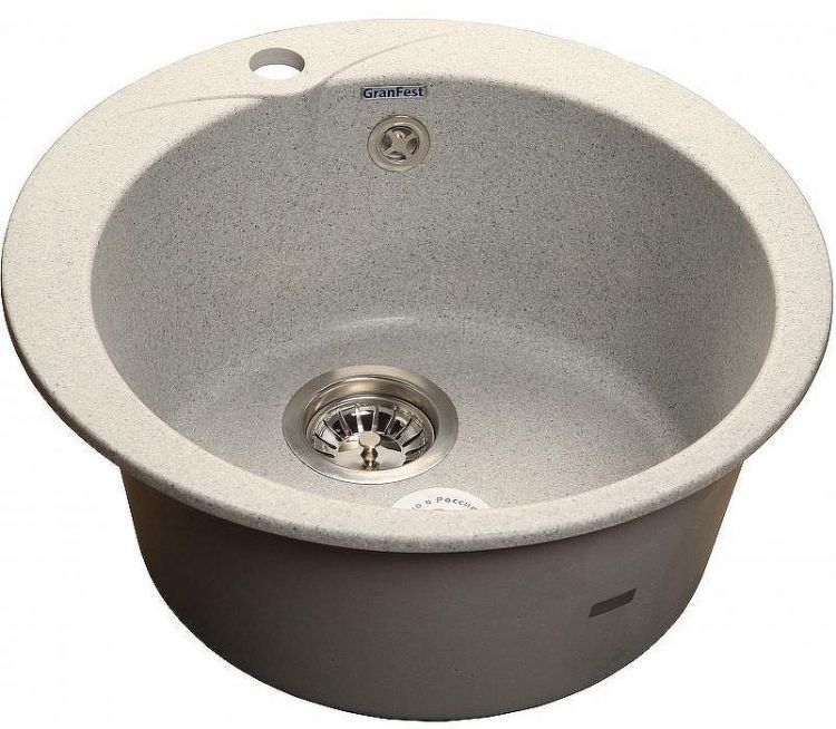 Кухонная мойка GranFest Rondo GF-R480 Серая Кухонная мойка GranFest Rondo GF-R480 Серая