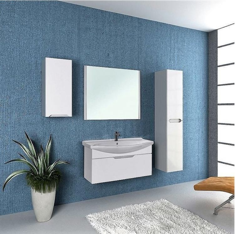 Зеркало Dreja Uni 85 99.9006 Белое