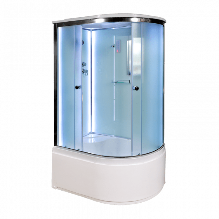 Душевая кабина Deto D120S LED L 120x80x220 Душевая кабина Deto D120S LED L 120x80x220