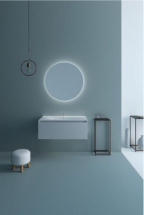 Тумба с раковиной SanVit Кубэ-1 100 kkube1100w подвесная Белая глянцевая