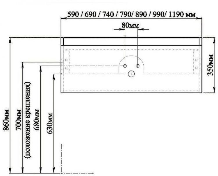 Тумба с раковиной SanVit Кубэ-1 100 kkube1100w подвесная Белая глянцевая