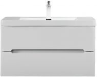 Тумба с раковиной Parly Spa River 80 River80 10110 подвесная Лилейно-белая