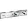 Hansgrohe RainSelect Термостат для душа, 2 источника, внешняя часть, цвет: хром