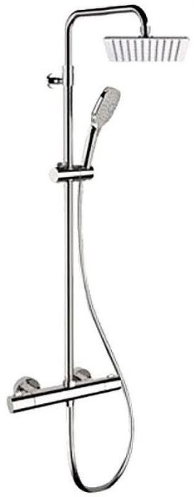 Душевая система Remer Elegance EQ32A8CPUFD25G с термостатом Хром