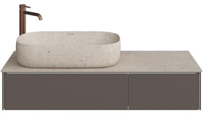 Тумба под раковину Kerama Marazzi Magica 120 MA.120.2\EGR.M подвесная Вечерний серый матовый