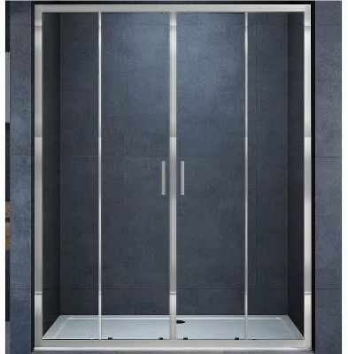 Душевая дверь Vincea Alpha 170 VDS-3AL2170CL профиль Хром стекло прозрачное