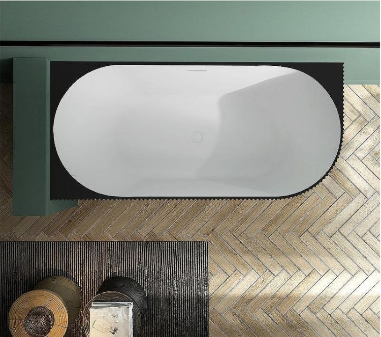 Акриловая ванна Abber 170х80 AB9329-1.7MB L без гидромассажа