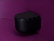 Подвесной унитаз CERAMICANOVA Ulma Торнадо безободковый CN4006TMB