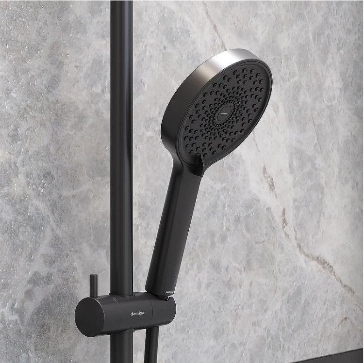 Душевая система Damixa Apollo 947730300 Черная матовая Душевая система Damixa Apollo 947730300 Черная матовая