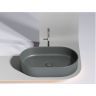 Умывальник CERAMICANOVA Element чаша накладная овальная (Темный Антрацит Матовый) CN6048MDH