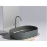 Умывальник CERAMICANOVA Element чаша накладная овальная (Темный Антрацит Матовый) CN6048MDH
